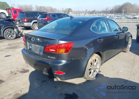 2008 Lexus Is 250 from USA, damaged, VIN JTHBK262585066404